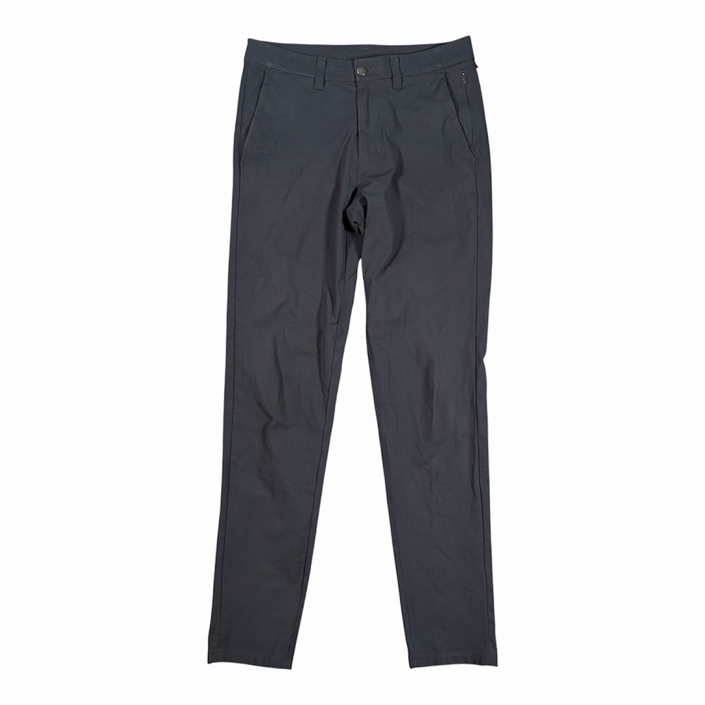 Lululemon Commission Slim Fit Chino Pant Mens 30x32 Obsidian Gray Performance